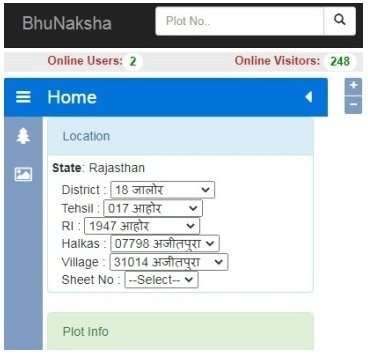 bhu naksha jalore